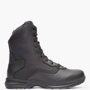 Rocky Cadet 8 Black Side Zip Public Service Boot