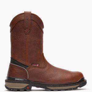 Rocky Rams Horn Waterproof Composite Toe Pull-On Work Boot