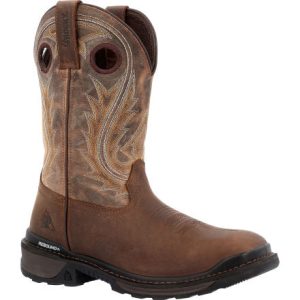 Rocky Rams Horn Western Boot