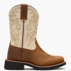 MonoCrepe Kids' Western Pull-On Boot